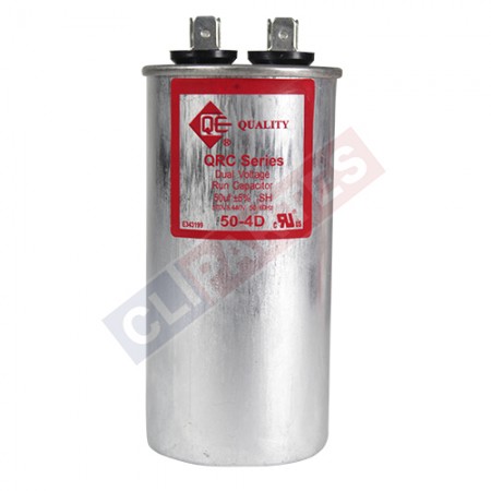 <b> Capacitor Redondo Dual 50 MFD 440V  370V & 440V </b>