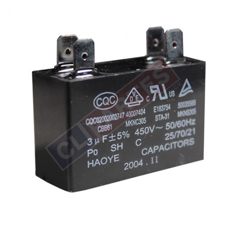 <b> Capacitores Fan Motor HLDA </b>