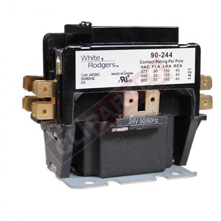 <b> Contactor 2 Polos 30-40AMPS. BOB. 24V</b>